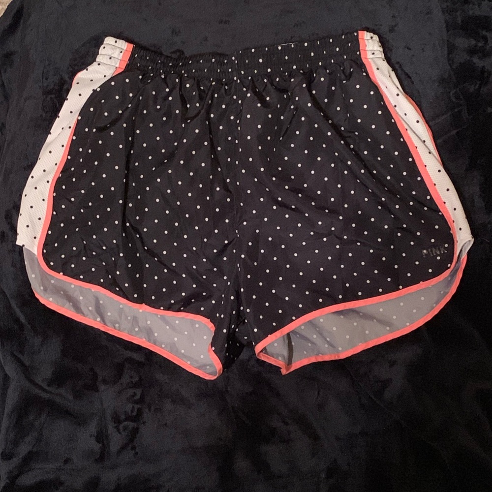 Size large PINK VS running shorts